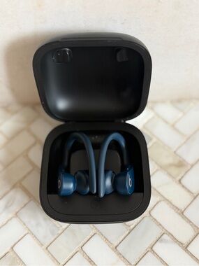 Beats by Dre Powerbeats Pro Earbuds in Blue with Charging Case